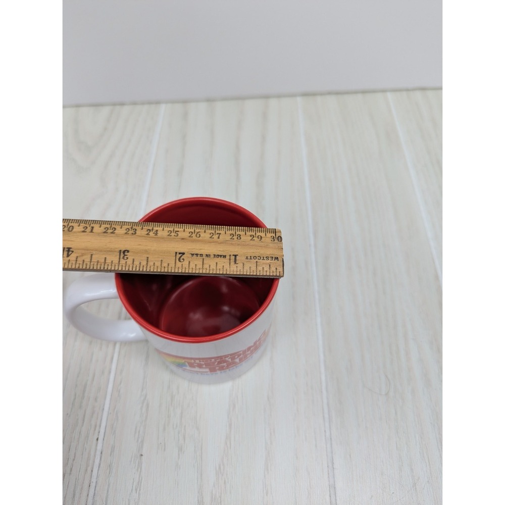 Reading Rainbow Coffee Mug Vintage I helped Reading Rainbow red inner - Picture 11 of 11